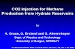 CO2 Injection for Methane Production from Hydrate …nortexpetroleum.org/wp-content/uploads/2015/10/Graue...CO2 Injection for Methane Production from Hydrate Reservoirs by A. Graue,