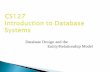 Database Design and the Entity/Relationship Model · PDF file Database Design and the Entity/Relationship Model ... Entity 1 Relationship Entity 2 Attribute 1a Attribute 1b Attribute