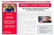 Honoring a Radical Pro-Lifer in Colorado Springs€¦ · DECEMBER 2015! A PUBLICATION OF MATER ECCLESIAE MISSION Pro-Life News Honoring a Radical Pro-Lifer in Colorado Springs Excerpts