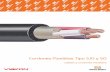 Cordones Flexibles Tipo SJO y SO - IMPULSORA · Cable de dos, tres o cuatro conductores de cobre suave en construcción flexible, con aislamiento individual termofijo de etileno propile-no