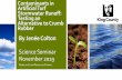 By Jenée Colton - King County, Washington · 2019-11-22 · By Jenée Colton Science Seminar November 2019 Water and Land Resources Division Contaminants in Artificial Turf Stormwater