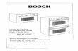 BOSCH - Amazon S3s3.amazonaws.com/bobspdf/mn/e/L0020019.pdf · Dear Bosch Oven Owner: Thank you and congratulations on your choice and purchase of a Bosch oven. Whether you are an