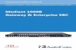 Mediant 1000B Gateway & Enterprise SBC - ftp.bircom.comftp.bircom.com/AudioCodes/Mediant_1000/Docs/LTRT-41438... · 2017-04-27 · Mediant 1000B Gateway & Enterprise SBC . Hardware