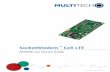 SocketModem ® Cell LTE€¦ · LTE Cat 1 Cat 4 performance. These quick-to-market communications devices allow developers to add wireless These quick-to-market communications devices