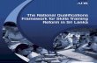 The National Qualifications Framework for Skills Training ......The National Qualifications Framework for Skills Training Reform in Sri Lanka ˘