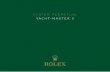 OYSTER PERPETUAL YACHT-MASTER II - content.rolex.cn · 1700138 Rolex Traité par: CP – Opérateur: NB ME Yacht-Master II 9.2017 Chinois CH 668.50