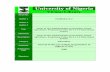 University of Nigeria - To Restore The Dignity Of Man In The...University of Nigeria Virtual Library Serial No. Author 1 OGBAZI, N.J Author 2 Author 3 Title Issues In The Implementation
