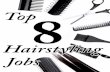 Top 8 Hairstyling Jobs - ABM College of Health and Technology · PDF file Hairstyling services will always be in high demand. In good times and bad, people always require the services