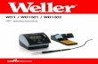 WD1 WD1000 WD1M · soldering and desoldering applications. The Weller microprocessor-controlled soldering station WD1 / WD1001 / WD1002 corresponds to the EC Declaration of Conformity