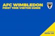 AFC WIMBLEDON S E SO E AFC WIMBLEDON · AFC WIMBLEDON FIRST TIME VISITOR GUIDE 5 TICKETS THE STANDS Paul Strank Stand This is the main seated stand. Situated along one side of the