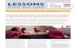 LESSONS from the field - ChildHope€¦ · gender responsive pedagogy. The coaches work with teachers through a series of follow up visits; they assess, guide and support teachers