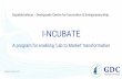Introduction to I-NCUBATEgdc-iitm.org/gdc/common/images/nicUpload/f8dd27bb03e05be5756… · Deshpande-Gopalakrishnan Symposium on Innovation and Entrepreneurship • 1st Deshpande-Gopalakrishnan