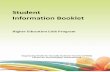 HELP Booklet for Higher education (2)-2 · Higher Education Link Program Student Information Booklet CSEI Centre for Social Equity and Inclusion (CSEI) ... You arerequested to cross