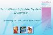 Transitions Lifestyle System OvervieIn order to end the cycle of yo-yo dieting and unhealthy eating, Market America has partnered with Dr. Lieberman to bring you Transitions , a total-lifestyle