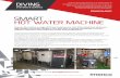 SMART HOT WATER MACHINE - Imenco AS · SMART HOT WATER MACHINE Imenco AS produce a range of Divers Heaters a.k.a. Hot Water Machines which are high quality, extremely reliable in