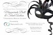 the River Edge Foundation’s Masquerade Ball & Silent Auction · the River Edge Foundation’s Masquerade Ball & Silent Auction “Unmasking Mental Illness” Friday, October 14,