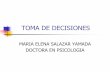 TOMA DE DECISIONES - biblioteca.esucomex.clbiblioteca.esucomex.cl/RCA/Toma de decisiones.pdf · RACIONALIDAD EN LA TOMA DE DECISIONES En el proceso de toma de decisiones no siempre