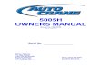5005H OWNERS MANUAL - Auto Crane...INTRODUCTION 5005H SERIES 1-1.0.0 12/2002 Auto Crane products are designed to provide many years of safe, trouble-free, dependable service when properly