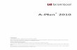 A-Plan 2010 - braintool software GmbH · 2017-08-24 · 4 • Inhalt A-Plan 2010 . Suchen 74 Ersetzen 75. Verschieben und Kopieren von Ordnern, Projekten und Vorgängen 76. Verschieben