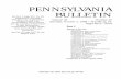 PENNSYLVANIA BULLETIN€¦ · repeal regulations must first publish in the Pennsyl-vania Bulletin a Notice of Proposed Rulemaking. There are limited instances where the agency may