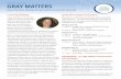 Vol. 45 No. 4 | Spring 2017 GRAY MATTERS · GRAY MATTERS News of the Osher Lifelong Learning Institute | Sonoma State University Community Building A basic deﬁ nition of community