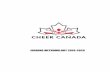 JUDGING METHODOLOGY 2019-2020 - Cheer Canada · 2019-10-26 · - Genres include Pom, Hip Hop and Jazz dance. - Based on the Comparative Scoring model with adjudication categories