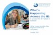 What’s Happening Across the IB - International …...Schools join the IB community not only because of the IB mission, but also because of our reputation as a leader in internatio\൮al