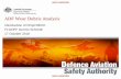 ADF Wear Debris Analysis - Department of Defence€¦ · composition analysis of aviation propulsion machinery wear debris • Manufactured by GasTOPs Ltd and is commercial off -the-shelf