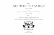 AND · THE RICHMOND FAMILY 1594-1896 AND PRE-AMERICAN ANCESTORS 1040-1594 BY JOSHUA BAILEY RICHMOND Member of the New England Historic Genealogical Society _____ With FacSimiles of