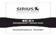 SiriusConnectTM Vehicle Tuner - Amazon S3 · SiriusConnect Vehicle Tuner. The SC-C1 SiriusConnect Vehicle Tuner is designed to work with any Sirius-Ready or SAT Radio Ready headunit.