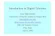 Introduction to Digital Libraries - uni-due.de · 2004-03-08 · Introduction to Digital Libraries Gary Marchionini University of North Carolina at Chapel Hill ... watermarking. Gary