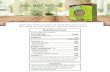 Chia Content 500 g · 2018-08-20 · Cactus baked tortillas Chia Content 500 g 20 servings per container Serving size Amount Per Serving Calories Total Fat 1g Saturated fat 0g Trans