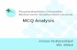 MCQ Analysis - Srinakharinwirot Universitymed.swu.ac.th/mededu/images/Documents/MedEdu... · MCQ Analysis ... ค่าความยากง่ายก่อนสอบ (ประมาณการ)