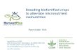 Breeding biofortified crops to alleviate micronutrient malnutrition€¦ · Breeding biofortified crops to alleviate micronutrient malnutrition Parminder Virk c/o CIAT, Colombia .
