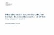 National curriculum test handbook: 2018 · 12.1 Mode of marking 51 12.2 Management of marking 51 ... 2.3.1 Development of the cognitive domain The cognitive domains make explicit