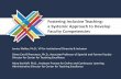 Fostering Inclusive Teaching: a Systemic Approach to Develop Faculty … · 2019-04-05 · Fostering Inclusive Teaching: a Systemic Approach to Develop Faculty Competencies Janice