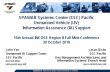 SPAWAR Systems Center (SSC) Pacific Unmanned Vehicle (UV) … · 2017-02-17 · SPAWAR Systems Center (SSC) Pacific Unmanned Vehicle (UV) Information Assurance (IA) Support 15th Annual
