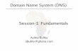 Domain Name System (DNS) - PacNOG · Domain Name System (DNS) Ayitey Bulley abulley@ghana.com Session-1: Fundamentals. Computers use IP addresses. Why do we need names? ... /etc/resolv.conf