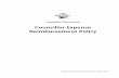 Councillor Expense Reimbursement Policy · 6.1 This policy supersedes the Councillor Expense Reimbursement Policy which was adopted at Ordinary Meeting OM300 on 1 May 2017. 6.2 This