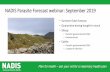 NADIS Parasite Forecast webinar: September 2019webinars.nadis.org.uk/media/50760/nadis_september_2019... · 2019-09-09 · Cattle: PGE •Pasture burdens peak early to mid-July •Ostertagiamay