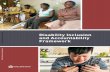 Disability Inclusion and Accountability Framework Summary.pdf · The World Bank Disability Inclusion and Accountability Framework was prepared as a knowledge product by a team led