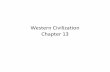 Western Civilization Chapter 13 - Mediapolis Schoolsmeposchools.org/wp-content/uploads/2013/08/western... · European Ways of Life • Feudalism—Organized like a pypy gramid…Kings