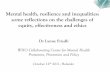 Mental health, resilience and inequalities: some ... · Mental health, resilience and inequalities: some reflections on the challenges of equity, effectiveness and ethics ... Appreciative