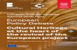 European Cultural Heritage Summit 2019, Paris European ... · du Patrimoine, are joining forces to organise this European Policy debate at the Collège des Bernardins – a few metres