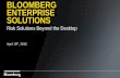 BLOOMBERG ENTERPRISE SOLUTIONS - Amazon S3 · BLOOMBERG RADIO, BLOOMBERG PRESS and BLOOMBERG.COM are trademarks and service marks of BFLP, a Delaware limited partnership, or its subsidiaries.