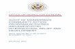 Audit of USAID/Iraq's Community Action Program …...SUBJECT: Audit of USAID/Iraq’s Community Action Program Activities Implemented by International Relief and Development (Report