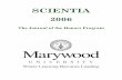 Scientia 2006 I - Marywood UniversityWomen by Louisa May Alcott, Treasure Island by Robert Louis Stevenson, Gulliver’s Travels by Jonathan Swift, Mary Poppins by P.L. Travers, Bambi