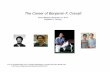 The Career of Benjamin F. Cravatt - Princeton Universitychemlabs.princeton.edu/macmillan/wp-content/uploads/sites/6/BDH_Cravatt.pdfThe Career of Benjamin F. Cravatt! ... #Richard and