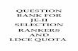 QUESTION BANK FOR JE -II SELECTION RANKERS AND LDCE …scr.indianrailways.gov.in/cris/uploads/files/1487153979637-JE-II... · Choose the right answer. 1. Current is collected from