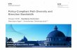 Policy-Compliant Path Diversity and Bisection Bandwidth · Communication Systems Group (CSG) Policy-Compliant Path Diversity and Bisection Bandwidth Rowan Klöti1, Vasileios Kotronis1,